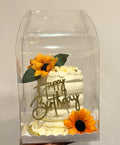 Birthday Cake Mini sunflower cake